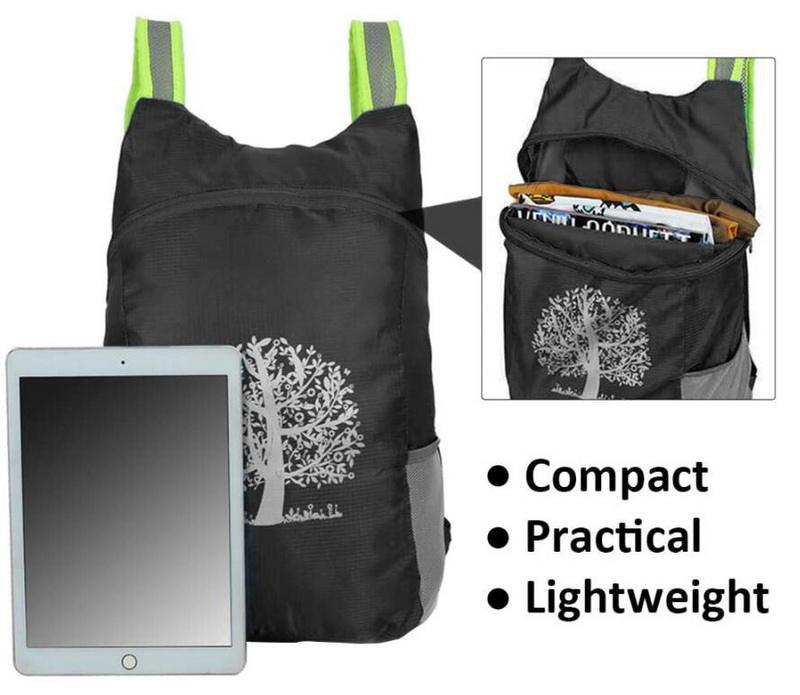 カスタマイズされた防水旅行スポーツ ピクニック ユニセックス軽量折りたたみ式バックパック折りたたみ式バックパック デイパック バッグ