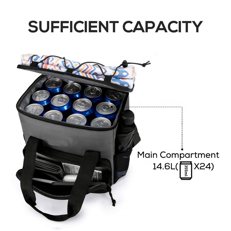 新デザイン多機能フリークーラーバッグアウトドア旅行ピクニックハイキング大型缶食品断熱クーラーバッグ