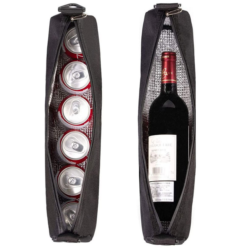 ポータブルハンドルとショルダーストラップ付きの卸売6缶ゴルフクーラーバッグ断熱ビールクーラーバッグ