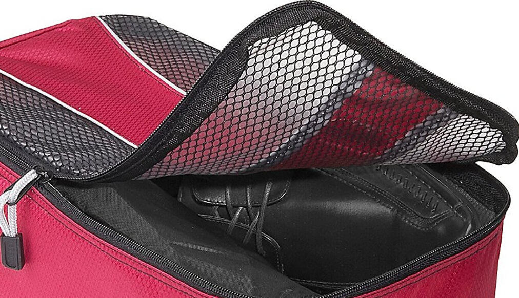 携帯用網の靴袋の通気性の注文のラベルの旅行のダッフルの靴袋のスポーツの人のサッカーのバスケットボールの靴袋のパッキング