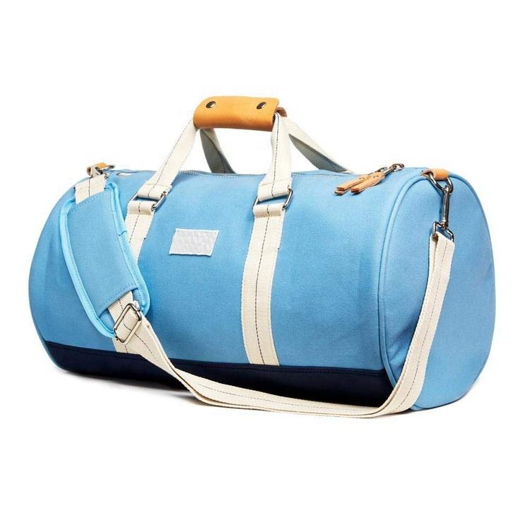 カスタマイズ ブランド スポーツ ジム 旅行 バッグ 男性用 出張 部分 キャンバス 耐久性 デザイナー ダッフル バッグ