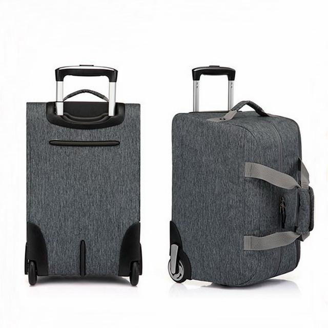 卸売ブランド旅行荷物バッグキャビン荷物スーツケース車輪付きローリングトートバッグ